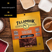 TILLAMOOK COUNTRY SMOKER Teriyaki / 2.5 Ounce (Pack of 2) / 1 Jerky
