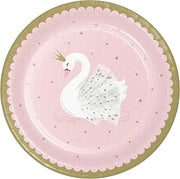 Creative Converting Stylish Swan Paper Plates, 8 ct
