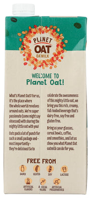 Oatmilk Extra Creamy, 32 Fl Oz by Planet Oat – 32 Fl Oz (Pack of 1), Model 0044100190797