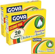 Goya Chicken Bouillon Powder Packets, Seasoning for Soups, 2-Pack, 7.05 oz