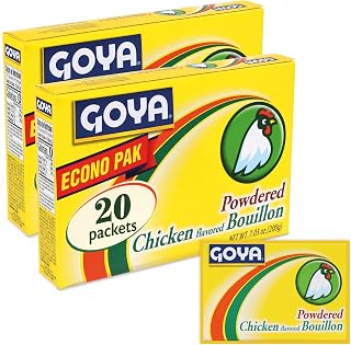 Goya Chicken Bouillon Powder Packets, Seasoning for Soups, 2-Pack, 7.05 oz