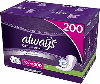 Always Xtra Protection Pantiliners - 200 Count