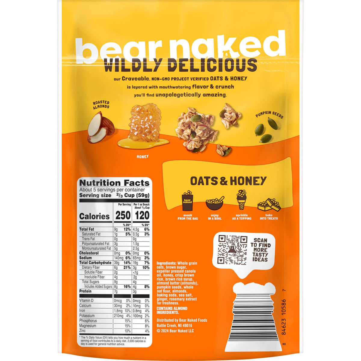 Bear Naked 11 Ounce (Pack of 2) / 2 Breakfast Foods