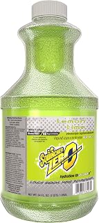 Sqwincher Zero Liquid Concentrate, Lemon Lime, 64 fl oz (Case of 6)