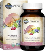 Garden of Life Organics Women's Multivitamin, USDA Organic, 60 Tablets