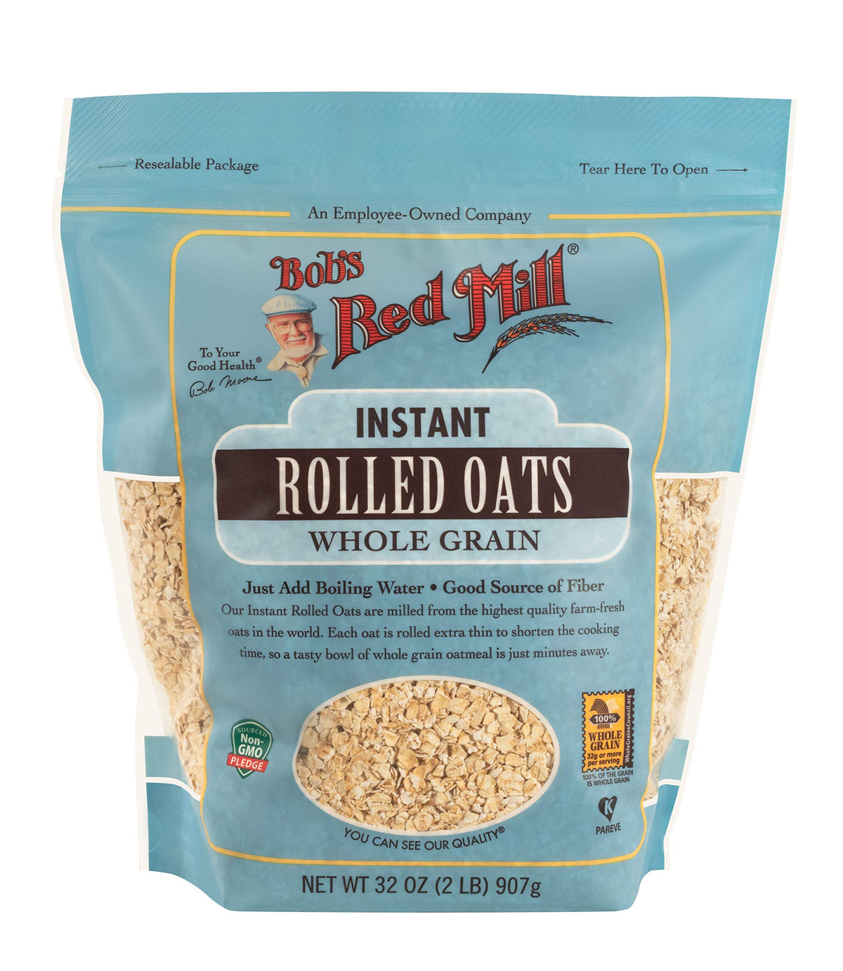 Bob's Red Mill 32 Ounce (Pack of 4) / Resealable / 1 Breakfast Foods