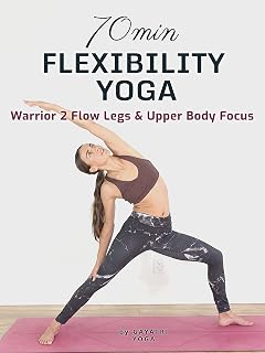 70 Min Vinyasa Yoga - Warrior 2 Flow - Legs & Upper Body Focus - Gayatri Yoga