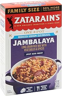 Zatarain's Reduced Sodium Jambalaya Rice Dinner Mix, 12 oz