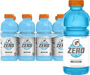 Gatorade G Zero Cool Blue, Thirst Quencher Sports Drink, 20 Fl Oz Bottles, 8 Pack