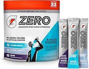 Gatorade Zero Sugar Powder, 3 Flavor Variety Pack, (32 Servings)