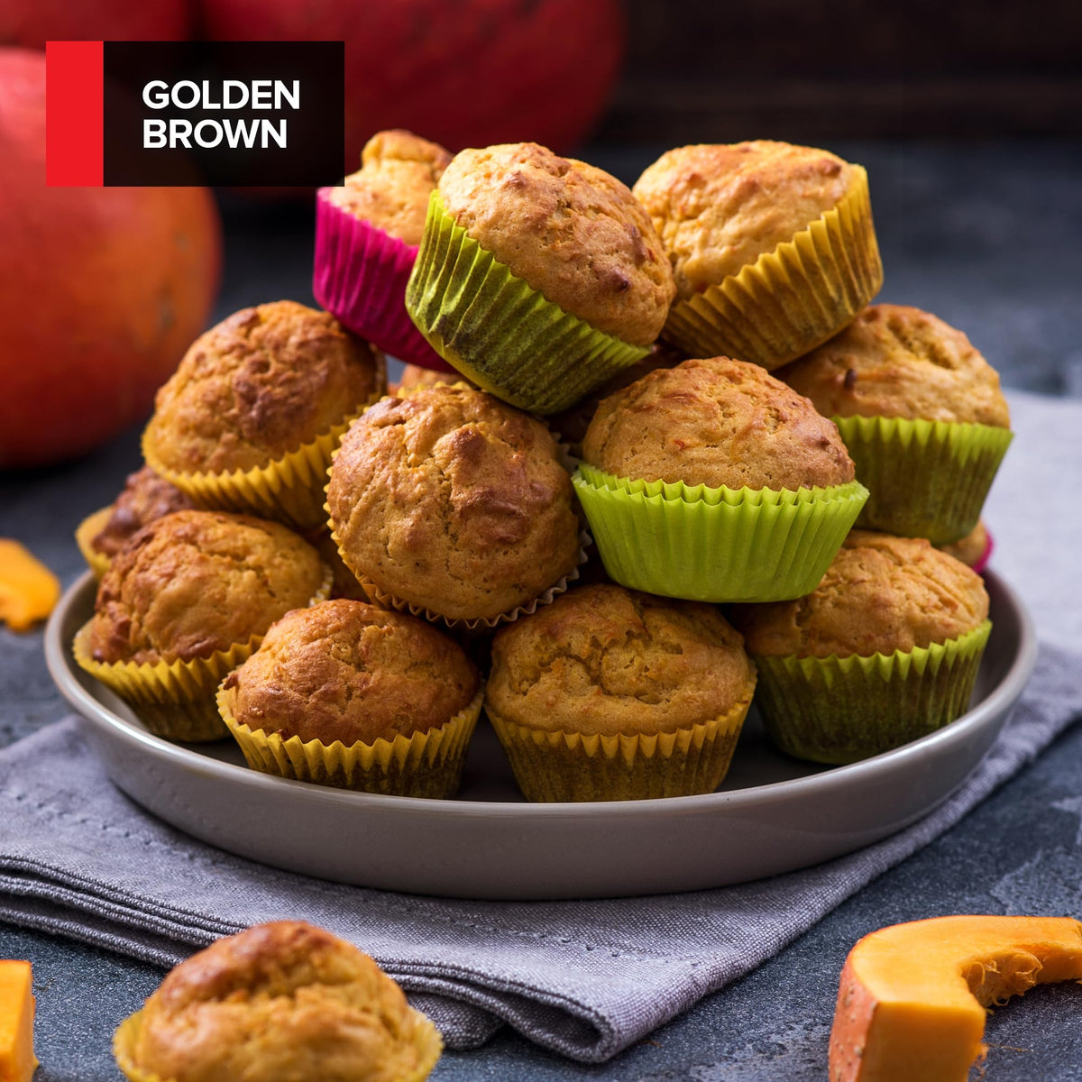 Stock Your Home 80 / 80 Count / Silver Muffin & Cupcake Pans