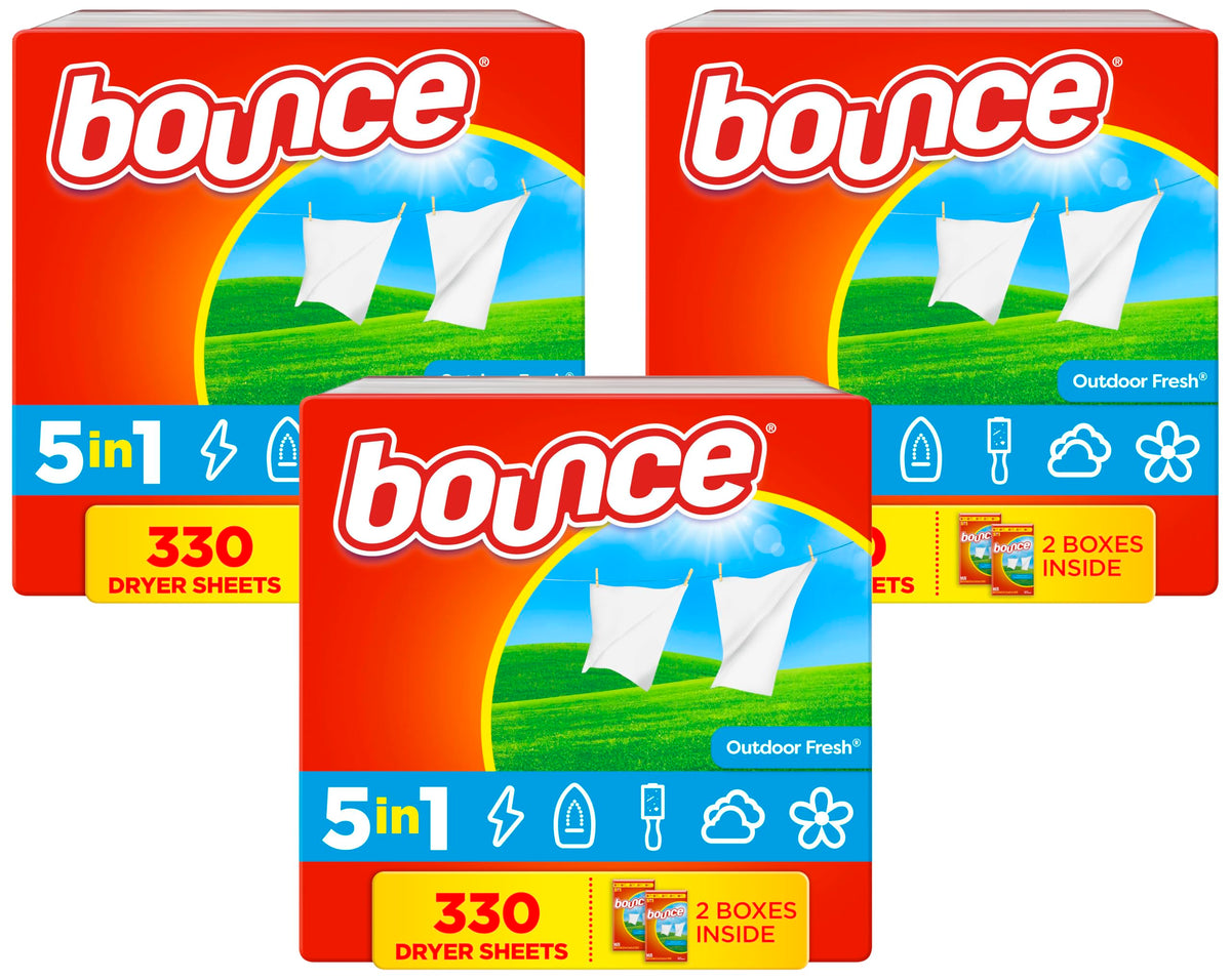 Dryer Sheets by Bounce – 330 Count (Pack of 3), Pack of 3, Model P_15304