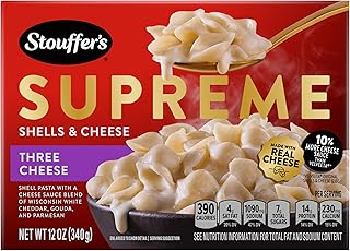Stouffer's Supreme Shells and Three Cheese, 12 Oz | Stovetop mac and cheese; three cheese sauce
