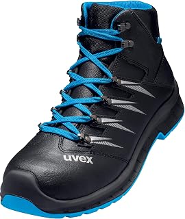 Uvex 2 Trend S3 Leather Work Boots for Men and Women with Steel Toe