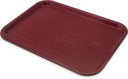 Carlisle FoodService Products Burgundy / 24 / 12" x 16" Serving Trays