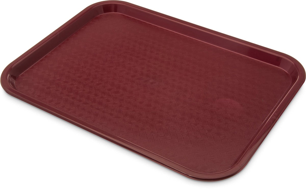 Carlisle FoodService Products Burgundy / 24 / 12" x 16" Serving Trays