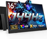 Yxk Portable Monitor 16 inch 1200P 144Hz IPS HDR Ultra-Slim Gaming Monitor