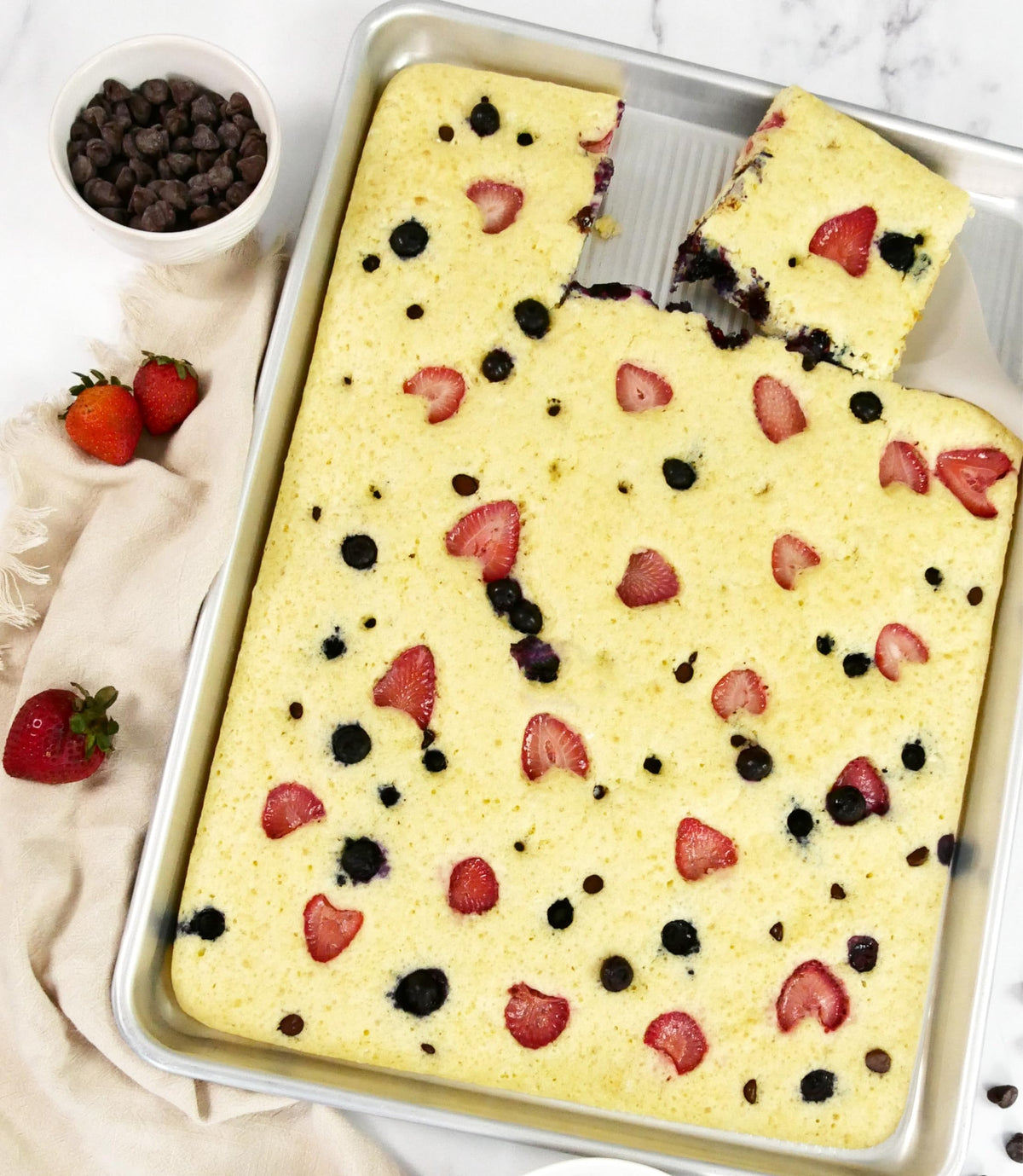 Global Nonstick Aluminum Half Sheet Pan by USA Pan – Half Sheet, Aluminum, Model 1909HS-6