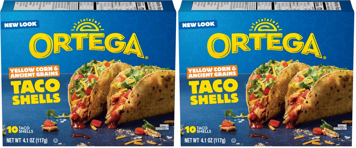 Ortega Yellow Corn w/ Ancient Grains / 10 Count (Pack of 2) / Yellow Corn With Ancient Grains Tortilla