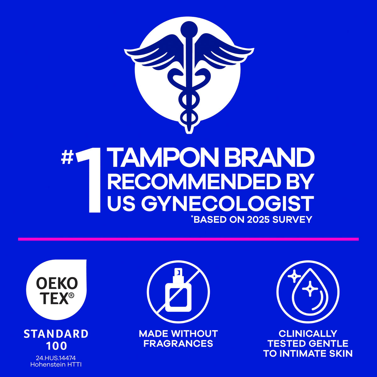 Compact Pearl Tampons by Tampax – Regular, Cotton, Model TAMPAX