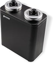 San Jamar Frontline Portion Cup Dispenser, Dispenses Cups and Lids, Plastic, 6.5 x 11.75 Inches, Black