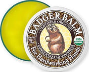 Badger Organic Healing Hand Balm, Hardworking Hands, .75 oz Tin | Hand Cream for Dry Cracked Hands, Long Lasting Moisturizer & Treatment, Hardworking hands cream, Dry hands treatment