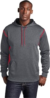 SPORT-TEK Unisex Tech Fleece Colorblock Hooded Sweatshirt