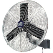 Global Industrial Black/Gray/Silver / 42"L x 33"W x 7"H / Industrial Wall-Mounted Fans