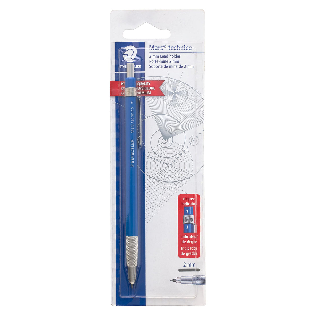 12 Pack: ® Mars® Technico 780 Leadholder by STAEDTLER – 2 mm, Metal, Blue, Pack of 12, Model MPRO780 BK