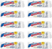 Hostess Powdered Sugar Donettes, 6 Count Bags (10 Pack)