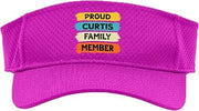 Curtis Surname Proud Family Member Curtis Sport Sun Visor