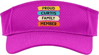 Curtis Surname Proud Family Member Curtis Sport Sun Visor