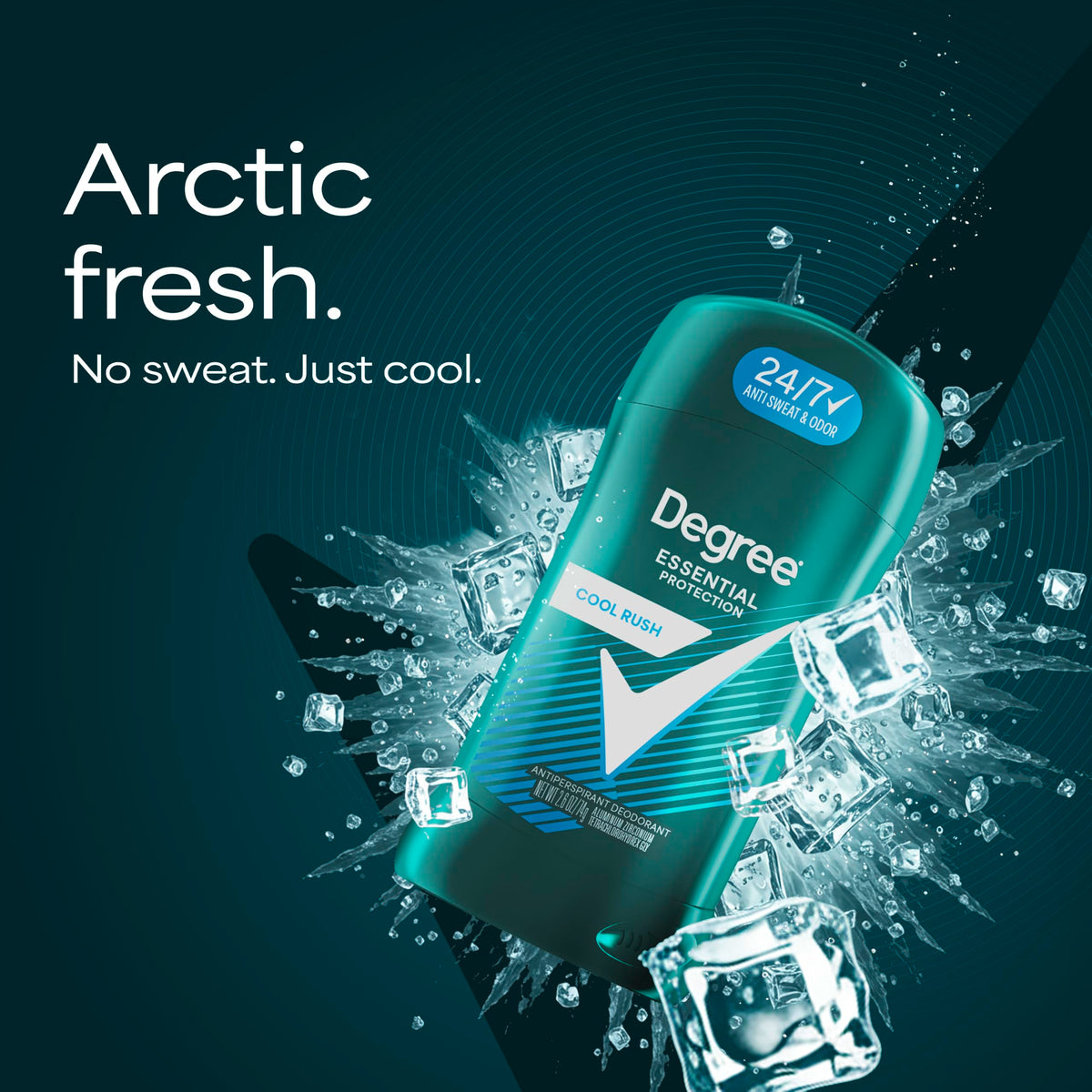 Degree 2.6 Ounce (Pack of 1) / Cool Rush / Green Antiperspirant Deodorant