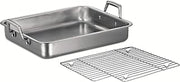 Tramontina 15-Inch Stainless Steel Roasting Pan with Rack