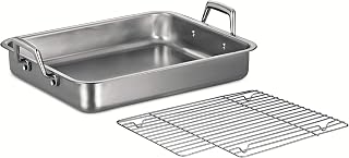 Tramontina 15-Inch Stainless Steel Roasting Pan with Rack