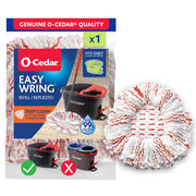 O-Cedar White / Deep Clean Refill / 1-Pack - Deep Clean Replacement Mop Heads
