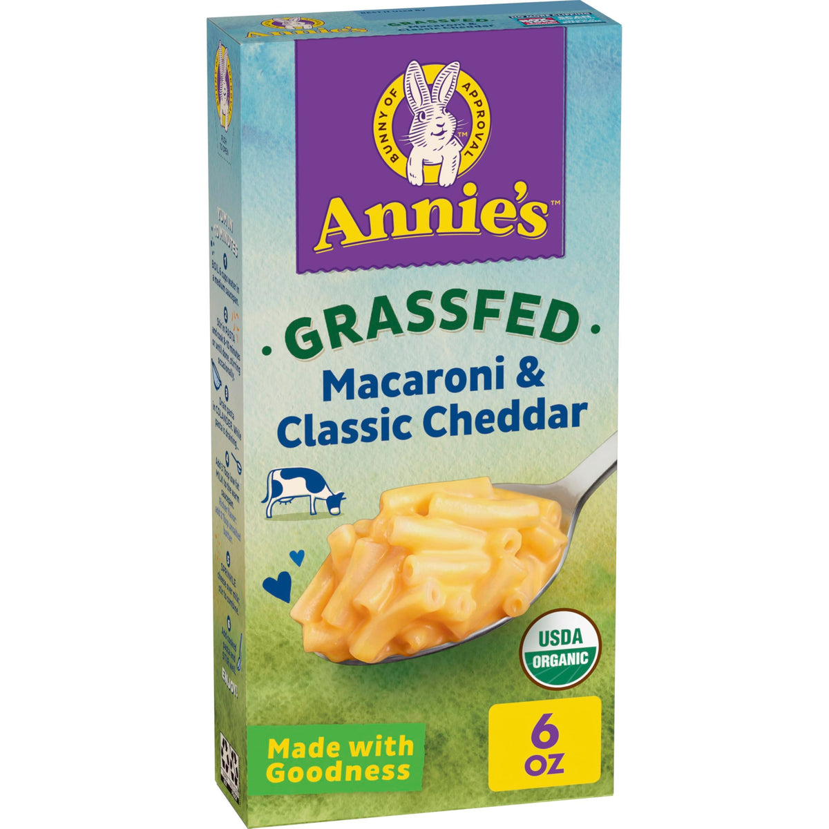 Annie's Homegrown Classic Cheddar / 6 Ounce (Pack of 1) / 1 Macaroni & Cheese