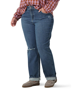 Plus Size Legendary Boyfriend Jeans Standout Dx 28W M by Lee – Cotton Blend, Standout Dx, Model 112324893