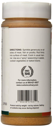 Custom Culinary 12 Ounce (Pack of 1) / 1 Barbecue Seasoning