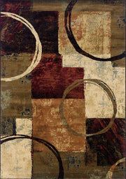 Oriental Weavers 1'11" x 3'3" (Rectangular) / Brown / Contemporary/Casual Area Rugs
