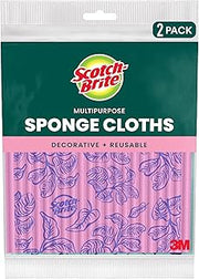 Scotch-Brite Sponge Cloths, 2 Pack
