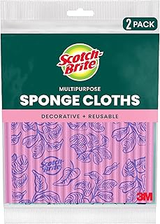 Scotch-Brite Sponge Cloths, 2 Pack