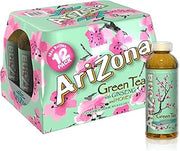Arizona Green Tea with Ginseng and Honey - 16 Fl Oz (12 Pack)