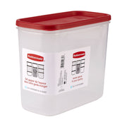 16-Cup 16C Dry Food Container by Rubbermaid – 16-Cup, 16 cups, Plastic, Clear, Pack of 2