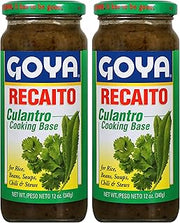 Goya Recaito, Mexican Seasoning, Cooking, High in Fiber, Pack of 2, 12 oz