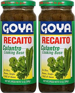 Goya Recaito, Mexican Seasoning, Cooking, High in Fiber, Pack of 2, 12 oz
