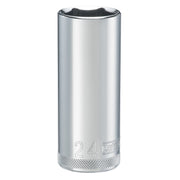1/2" 6 PT Deep Socket 24MM by DEWALT – One Size, Chrome Vanadium Steel, Multi, Model DWMT96370B