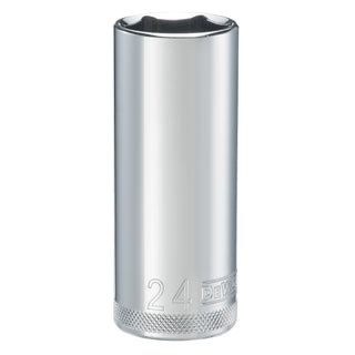 1/2" 6 PT Deep Socket 24MM by DEWALT – One Size, Chrome Vanadium Steel, Multi, Model DWMT96370B
