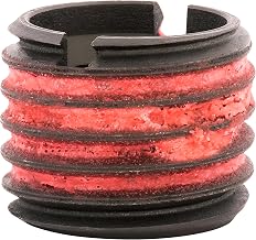 E-Z LOK Threaded Insert for Metal 12L14 Carbon Steel Thread Inserts 5/8-11 Internal Threads, 1-8 External Threads, 0.781 Length Pack of 5