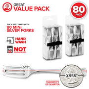 Stock Your Home Mini Fork / Silver / 1 Forks